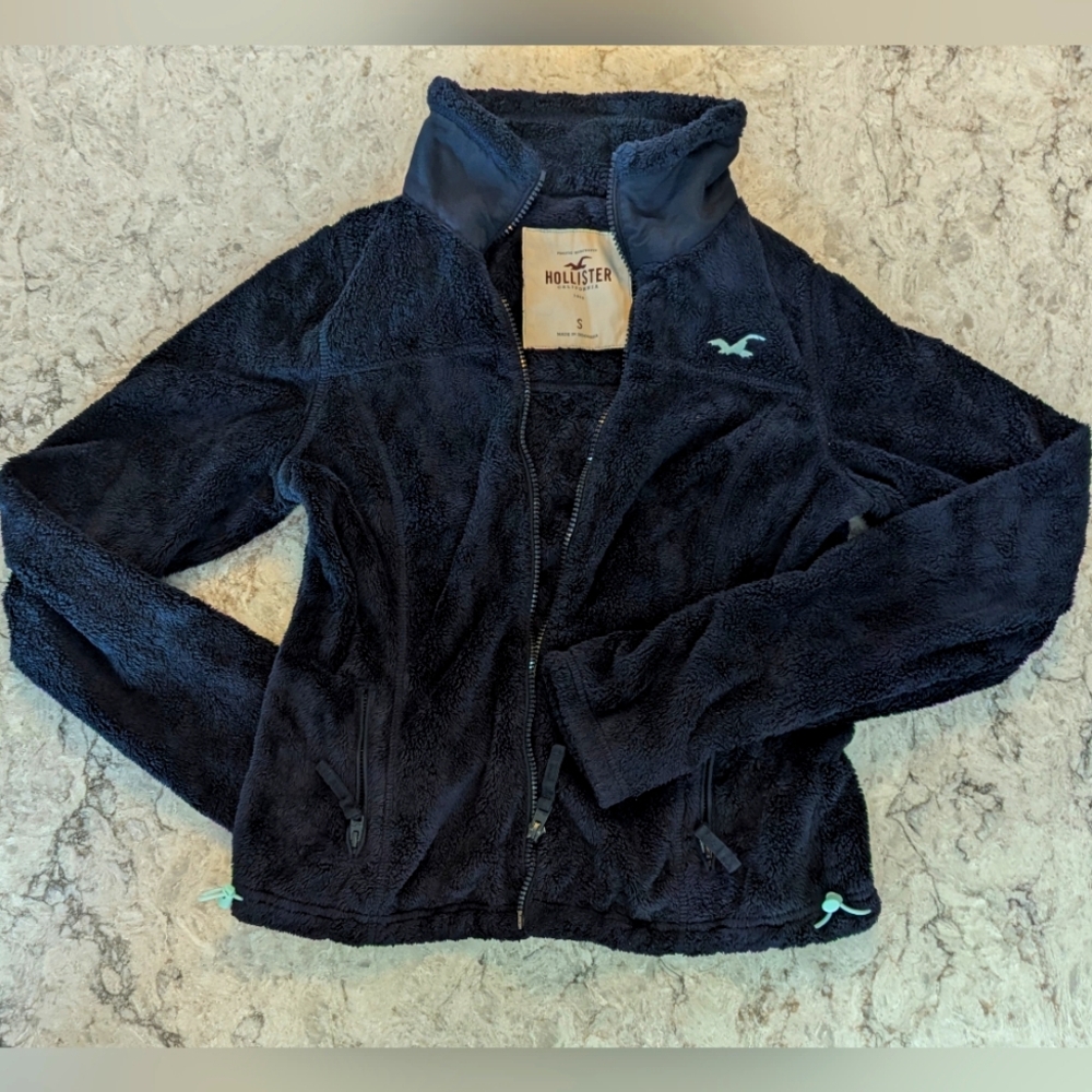 Hollister Black Fleece Jacket